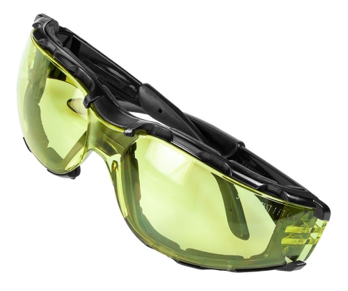 Защитни очила с дунапренена вложка, жълти стъкла NEO, 97-521