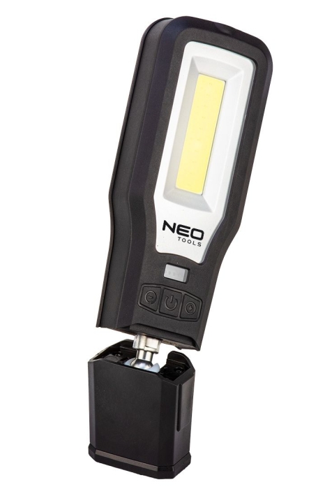 Φωτιστικό συνεργείου 550 lm COB LED + βάση + φορτιστής, NEO,99-071