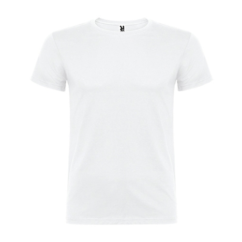 BEAGLE ανδρικό βαμβακερό μπλουζάκι χωρίς ραφές λευκό, μέγεθος L,ID1166