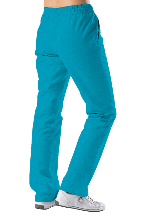 Pantaloni turcoaz 100% P