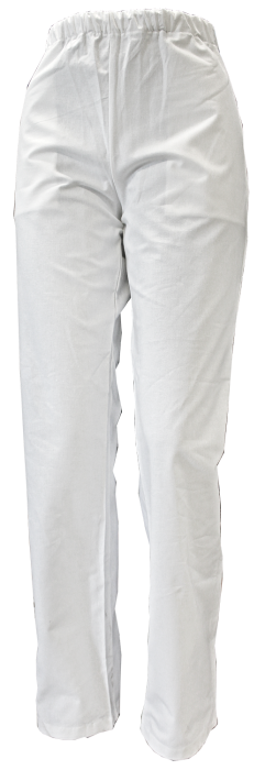 Λευκό παντελόνι από 100% βαμβάκι