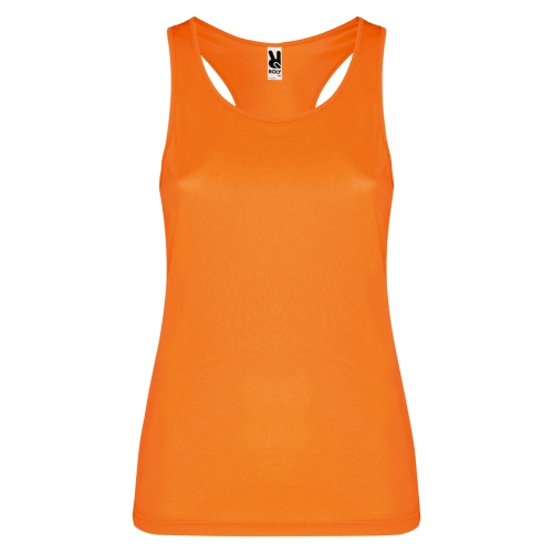 Γυναικείο αθλητικό τανκ, πορτοκαλί νέον, ID578*on