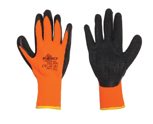 Γάντια εργασίας DRAGON | Πορτοκαλί | Μαύρο