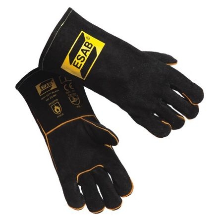 Γάντια για MIG / MAG, Black, για συγκόλληση για βαριά λειτουργία