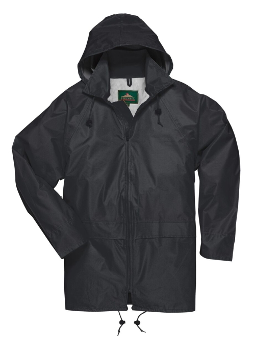 Jachetă de ploaie clasică (neagră)