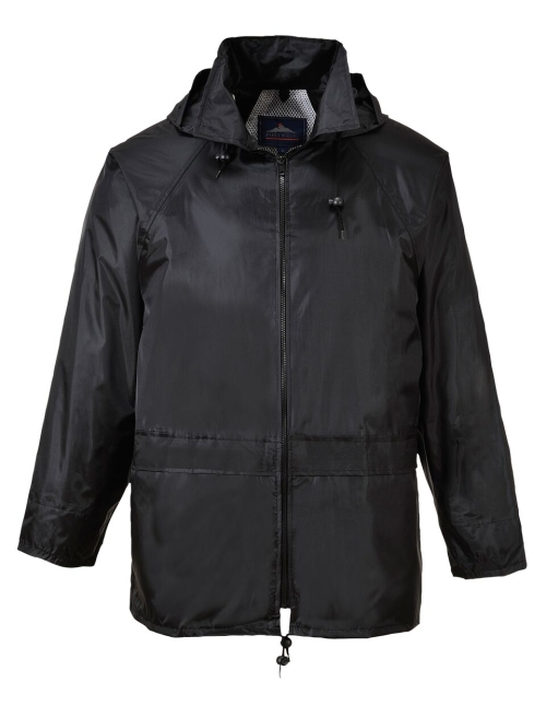 Класическо яке за дъжд (черно)