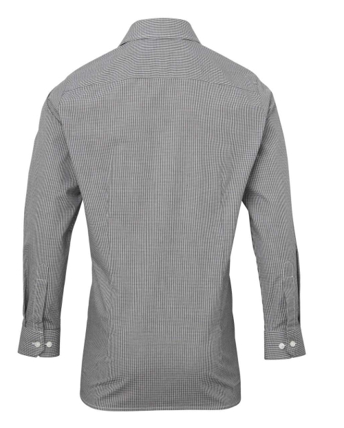 Ανδρικό καρό πουκάμισο (ασπρόμαυρο) PR2202