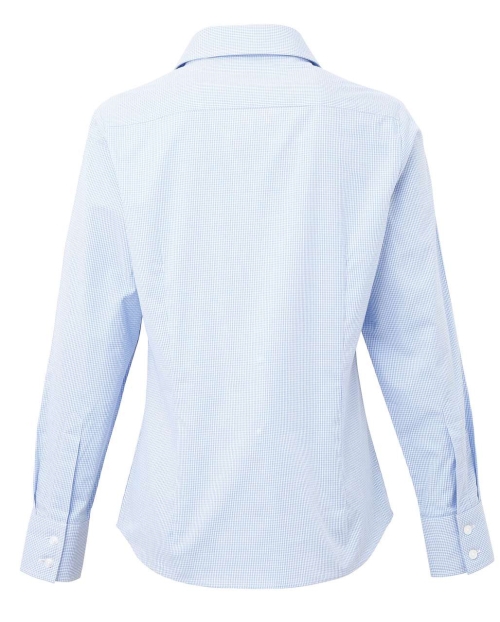 Καρό πουκάμισο (σιέλ-λευκό) PR3203